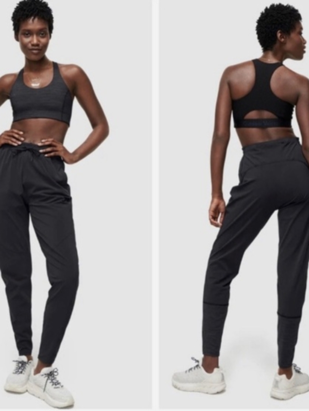 Outdoor Voices Track Pant Techsweat Drawstring Black Size Small